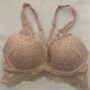 “Pink” Nude lace bralette like new